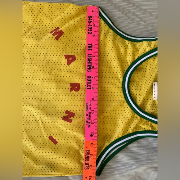 marni basketball tank top bag turned crop shirt - Picture 2 of 5